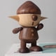 thumbnail image 4 of Bewildely Escultura de maciza de nogal nórdico para decoración, adorno de títeres artesanales, en miniatura, decoración del hogar para Decoración del hogar Bewildely HA077443-00, 4 of 6