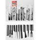 thumbnail image 1 of Juego de peines de peinado de 10 piezas ZefeiWu 8390614087460, 1 of 1