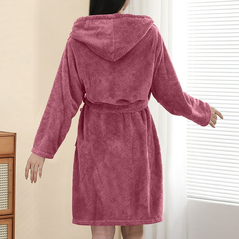 chinese dress ladies Ladies Robe Highly Absorbent Terry Towelling Cotton Dressing Gown Bathrobe  Women Shawl Towel, Blue-M at Amazon Women's Clothing store main image 1