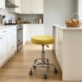 thumbnail image 4 of MTBLYS Funda redonda para taburete de bar con elástico protector de asiento para taburetes de cocina y mostrador|Tejido de imitación de seda con lazos elásticos para un ajuste seguro|fácil de limpiar, 4 of 6