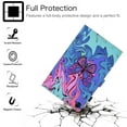 thumbnail image 2 of Allytech Cute Pattern Painted Case for Lenovo Tab M10 FHD Plus 10.3"(2nd Gen) TB-X606F, Slim Folio PU Leather Wallet Stand Magnetic Clasp Smart Protective Tablet Case for TB-X606F/X606X,Pink Butterfly, 2 of 6