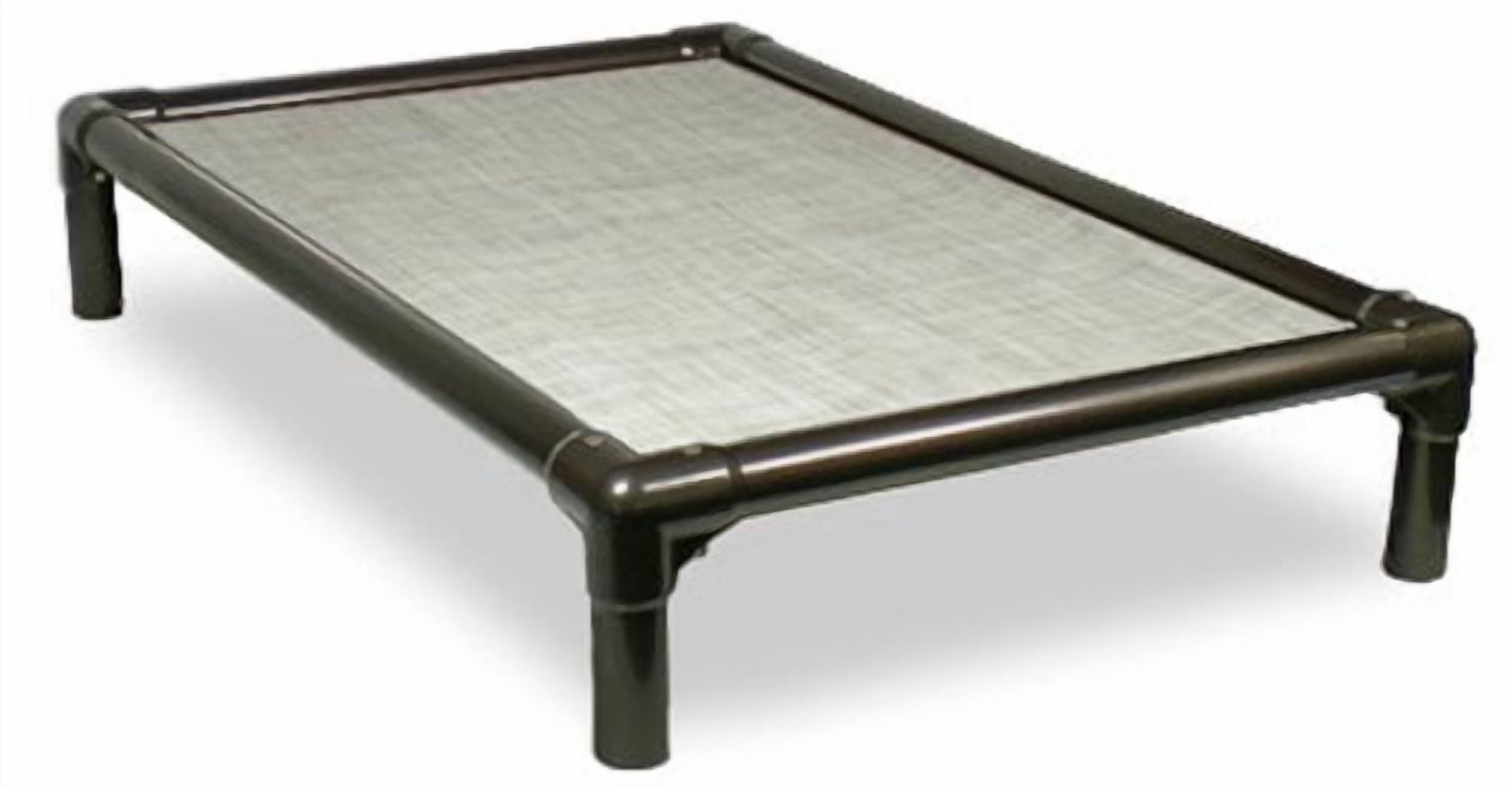 Kuranda Chewproof Dog Bed - Walnut PVC - 35" x 23" - Sunsure Textilene - Birch
