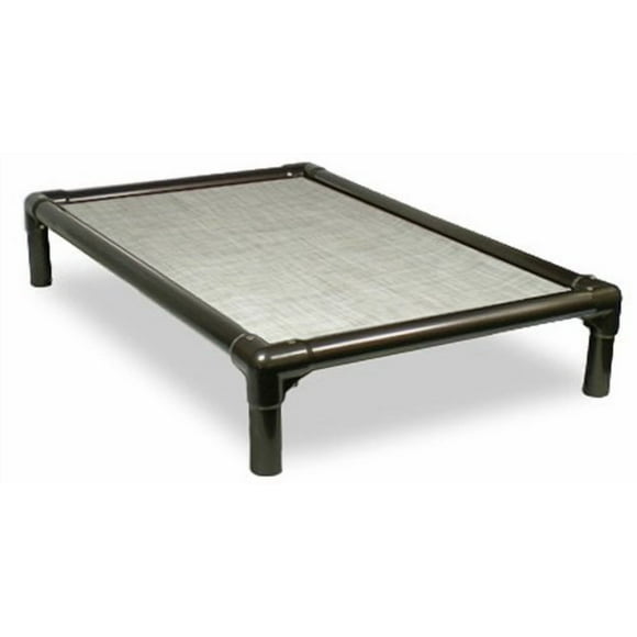 Kuranda Chewproof Dog Bed - Walnut PVC - 35" x 23" - Sunsure Textilene - Birch