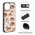 thumbnail image 2 of FINCIBO Soft Rubber Cover Case for Apple iPhone 13 mini 5.4" 2021 (NOT FIT iPhone 13 Pro 6.1" 2021/iPhone 13 6.1" 2021/iPhone 13 Pro Max 6.7" 2021), Pembroke Welsh Corgi Funny Playful Postures, 2 of 5