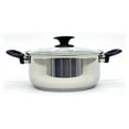 thumbnail image 1 of Starbasix Sauce Pan 4.98L With Lid, Non-Stick, Stainless Steel, Aluminum Encapsulated Base, Quick Heat, Dishwasher Safe, Bakelite Handle, 1 of 1