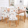 thumbnail image 2 of Yayeee 2 Pack Dining Chair Covers Stretch Parson Chairs Slipcovers Seat Protector, Ghost Design, 2 of 6