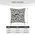 thumbnail image 4 of Kll Wild Animal Leopard Decorative Throw Pillow Covers Velvet Soft For Couch Sofa Bedroom Living Room Outdoor -20"X20", 4 of 8