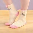 thumbnail image 4 of Super Soft Warm Cute Animal Non-Slip Fuzzy Crew Winter Socks - 4 Pairs - Assortment B, 4 of 5