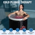thumbnail image 2 of ALEKO Inflatable Cold Ice Plunge Portable Bath Tub with Cover, 2 of 9