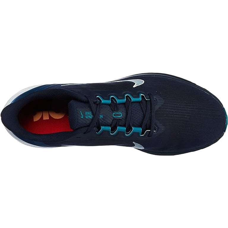 Nike Winflo 9 Men\'s Athletic Running‎ Shoes Navy Blue Orange DD6203 400 US 7.5 Nike Air Winflo 9 Running Shoes (DD6203-401) Expeditedship  main image 3