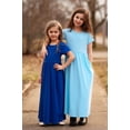 thumbnail image 4 of Arshiner Girls Maxi Dress Long/Short Sleeve Casual Holiday Dress with Pockets, 4 of 5