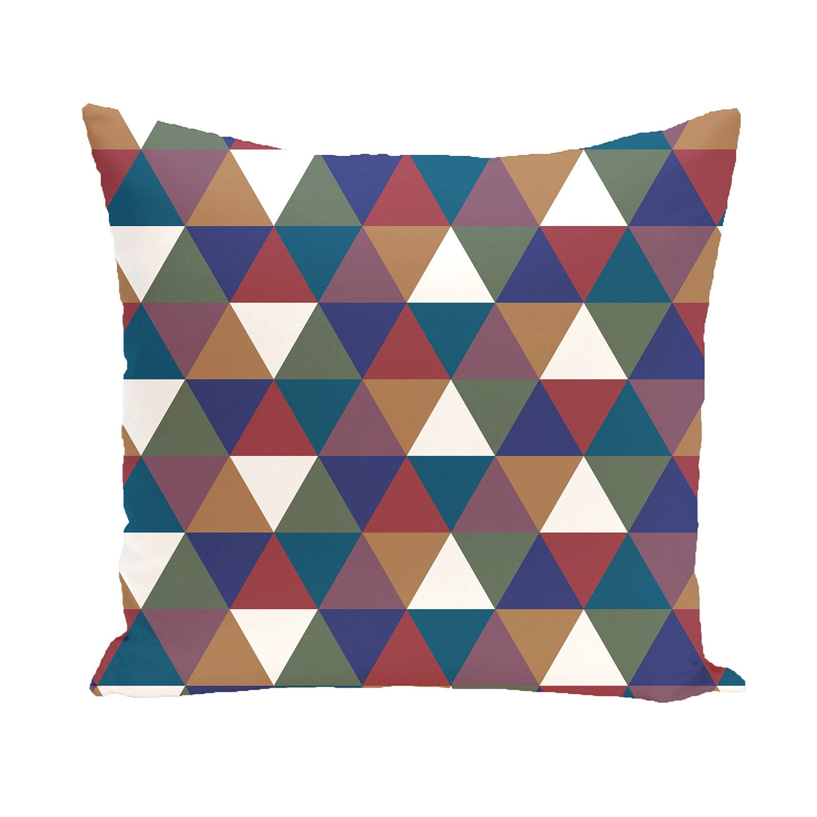 Simply Daisy 16" x 16" Triangles! Geometric Print Pillow