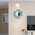 thumbnail image 4 of Teissuly Wall Clock Silent Non-Ticking Battery Operated, 8 inch Quartz Decorative, Easy To Read School Clock Teissuly WER202311214529, 4 of 8