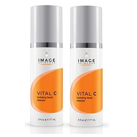 Image Skin Care Vital C Hydrating Facial Cleanser, Face Wash for All Skin Types, 6 Oz - 2 Pack