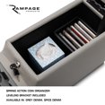 thumbnail image 4 of Productos Rampage Consola Central Con Bloqueo Para Jeep Cj/Wrangler Yj | Denim Gris | 31511 | Compatible Con Jeep Cj5 1976-1983, Jeep Cj7 1976-1986, Wrangler Yj 1987-1995., 4 of 5