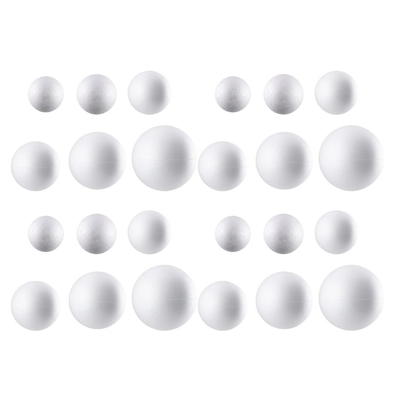 Styrofoam Balls Shapes Polystyrene Balls Bulk Styrofoam Ball Crafts Smooth  Foam Balls Floral Round Foam Ball Christmas 