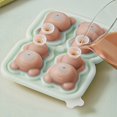 thumbnail image 2 of 1pc, Cute Teddy Bear Ice Cube Making Mold, Ice Cube Mold Ice Cube Making Tool Splash-proof Refrigerator Ice Mold Tray For Frozen Cocktail Whiskey Coffee, 2 of 5
