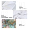 thumbnail image 2 of Yayeee Kitchen Hanging Hand Towels Set of 2 with Loop Bathroom Absorbent Tie Towel, Colorful Water Lilies Pattern, 2 of 7