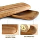 thumbnail image 5 of Juego de 3 Platos de Charcutería Hecef Bandeja de Madera de Acacia para Servir Tablas de Queso, 5 of 12