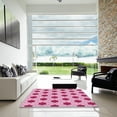 thumbnail image 6 of Ahgly Company Indoor Rectangle Patterned Pink Lemonade Pink Area Rugs, 5' x 7', 6 of 6