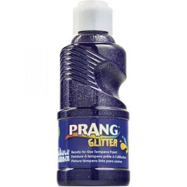 Prang DIXX11776 8 oz Ready to Use Washable Paint, Glitter Purple