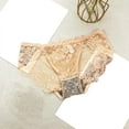 thumbnail image 2 of Panties for Women,Elegant Lace Detail Bikini Underwear for Women Comfortable and Panties,Womens Underwear,Beige,One Size, 2 of 4