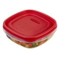 thumbnail image 5 of Rubbermaid Easy Find Lids Food Storage Container - Microwave Safe - 3 Cup, Red, 5 of 6