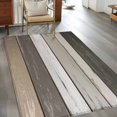 thumbnail image 2 of Retro Dark Grey Stripes Washable Area Rug 4x6 111 Peeling Paint Effect Texture Low-Profile Large Area Rugs with Non Slip Backing Indoor Floor Carpet for Entrance Living Room Bedroom Home Office, 2 of 9