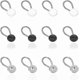 thumbnail image 1 of 12pcs Metal Collar Button Extender, Collar Extender And Trouser Button Set, 1 of 5