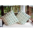 thumbnail image 5 of 16" x 16" Simply Daisy Anchor Pattern Indoor/Outdoor Pillow, Kelly Green Qty 1, 5 of 6