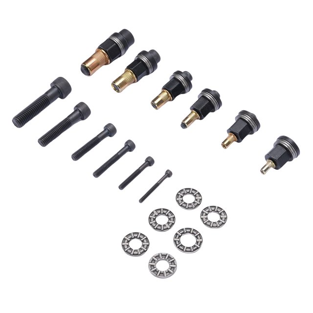 Hand Rivet Head Tip, Versatile Easy To Use Manual Riveter Tip Set 6Pcs for Tight Spaces for Automotive Aerospace and Railway Applications