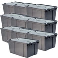 thumbnail image 1 of Caja de Plástico con Bisagra BoxArch30 10 Pzas 30kg 60x40x32cm Apilable Bisagras Polietileno Color Gris., 1 of 1