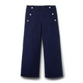 thumbnail image 1 of Hope & Henry Girls' Pique Sailor Pants | Navy, 1 of 3