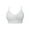 White, variant on Helii Sport Bras for Women High support No Underwire, Seamless Full Coverage V-Bralette Push Up Comforable Bras Beige S