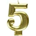 thumbnail image 3 of CANDLE #5 GOLD - FRENCH, 3 of 3