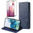 thumbnail image 1 of Samsung Galaxy S21 Plus Wallet Case With Screen protector,[RFID Blocking] Premium Leather Credit Card Holder Magnetic Flip Kickstand (Blue), 1 of 5