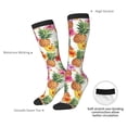thumbnail image 5 of Picia Women Crew Soft Moisture-wicking Socks Hawaiian Pineappl Pattern Design Cotton Socks, One Size fit All, 5 of 9