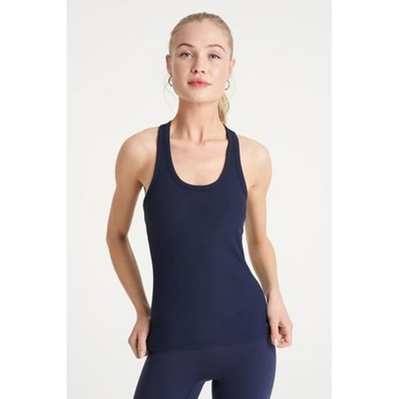 Bandier All Access NAVY Women's Session Tank Top US XXL