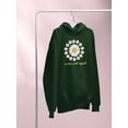 thumbnail image 3 of Love Myself Daisy Garland Hoodie Women -Image by Shutterstock, Female Small, 3 of 4
