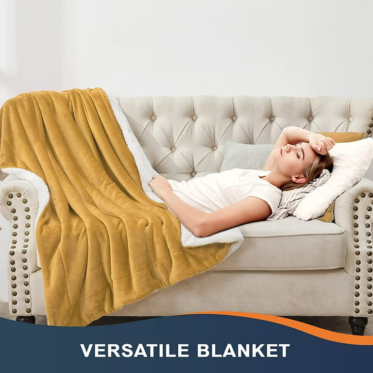 Walensee sherpa online fleece blanket