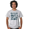 thumbnail image 4 of Flex But Like This Funny Gym Exercise Men's Big & Tall Crewneck Graphic Tee Brisco Brands 2X, 4 of 4