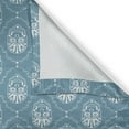thumbnail image 4 of Ambesonne Skull Valance Pack of 2, Pastel Tones Calavera Art, 42"X12", Blue Grey White, 4 of 5