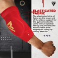 thumbnail image 3 of RDX MMA Elbow Brace Elbow Support Arm Brace Elbow Sleeve Equate Adjustable Elbow Support, Red, 3 of 5