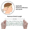 thumbnail image 7 of Wukai Leaf Print Sports sweatband,Men & Women Sweatband Headband for Running, Cross Training, Racquetball, Working Out, 7 of 7