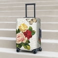thumbnail image 6 of Pofeuu Vintage Bike Flower Butterfly Print Luggage Suitcase Cover Protector Luggage Washable Covers Aesthetic for 18/24/28/32 inch Luggage（No luggage included）-X-Large, 6 of 7