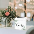 thumbnail image 2 of Koyal Wholesale Sturdy White Wedding Day Card Box Greenery Foliage Wedding Gift Boxes for Cards 10x10x10 Inches, 2 of 5