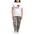 thumbnail image 4 of CafePress - Season Of Lent Women's Light Pajamas - Women's Short Sleeve Print T-Shirt and Pants Light Cotton Pajama Set, 4 of 7