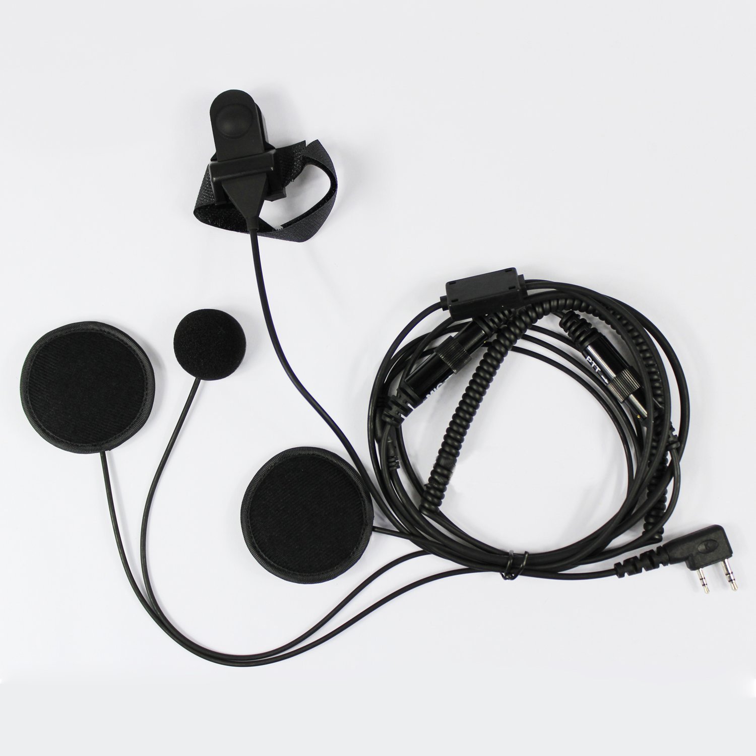 GoodQbuy Full Face Moto Motorcycle Bike Helmet Earpiece Headset Mic