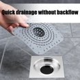thumbnail image 5 of Silicone Shower Drains Cover With Hair Trap Elastic Easy Maintenance Strainer Not Clog Drains Guards for Bathroom Use, 5 of 9
