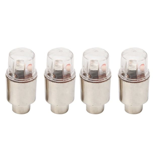 Scienceny 4 unids/set Spoke LED tapa de vástago de válvula de rueda neumático movimiento lámpara de luz de neón para bicicleta coche Vehículos, repuestos y accesorios Mis Scienceny CZ8235-00B